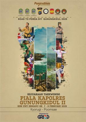 Kejuaraan KAPOLRES GUNUNG KIDUL TAEKWONDO CHAMPIONSHIP II TH.2025 Pengkab TI GK - GRIND ti-garudaindonesia.com